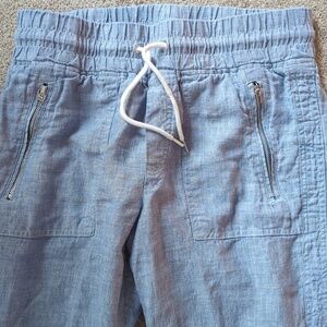 Athleta Cabo Linen Joggers